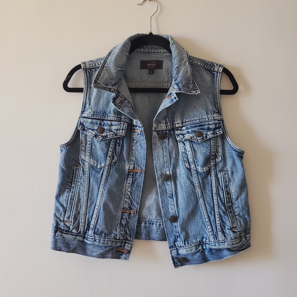 Jcrew Denim Vest